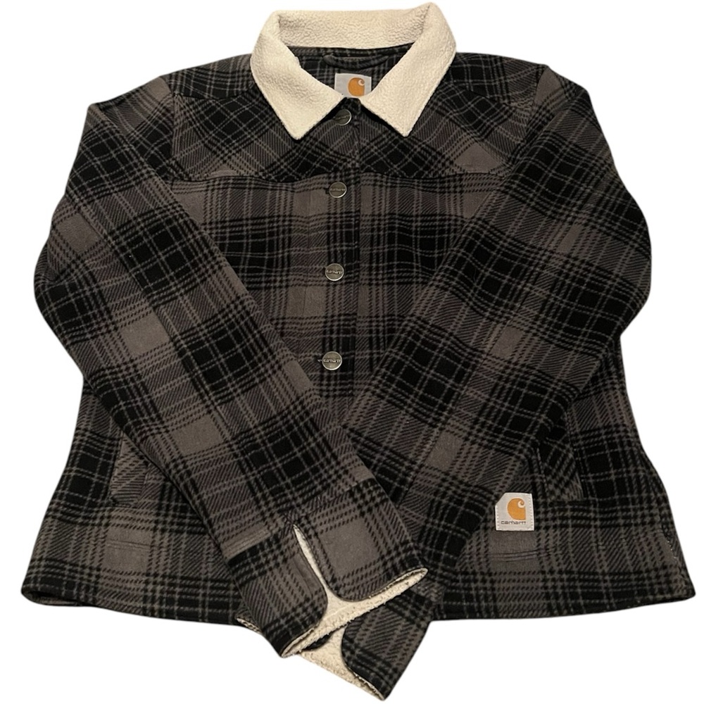 Carhartt Women's Black Plaid Jacket